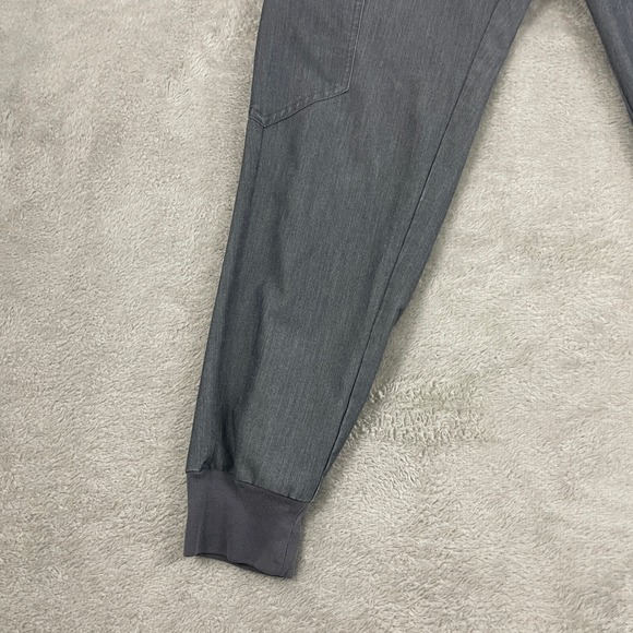 FIGS Zamora Jogger Scrub Pant Womens XS Gray Slim Fit Elastic Waist Pocket Nurse - Picture 4 of 15